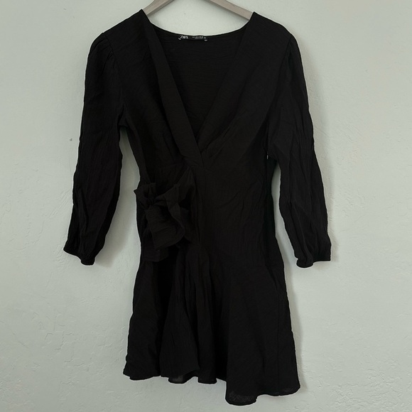 ZARA wrap dress with bow - Picture 7 of 11